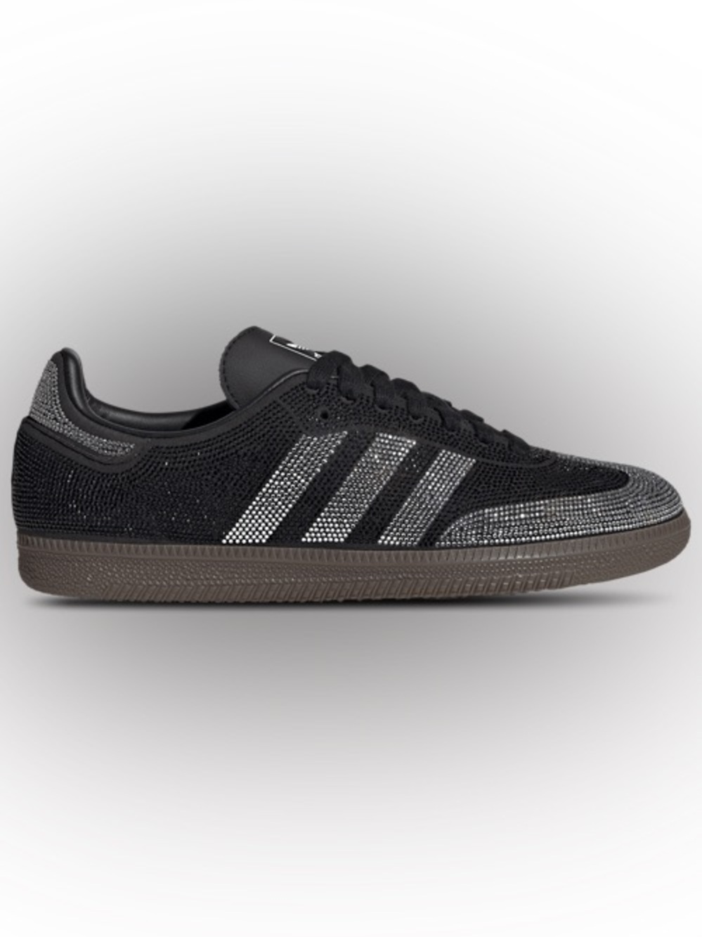 adidas Black Diamond & Silver-Accented Sneaker